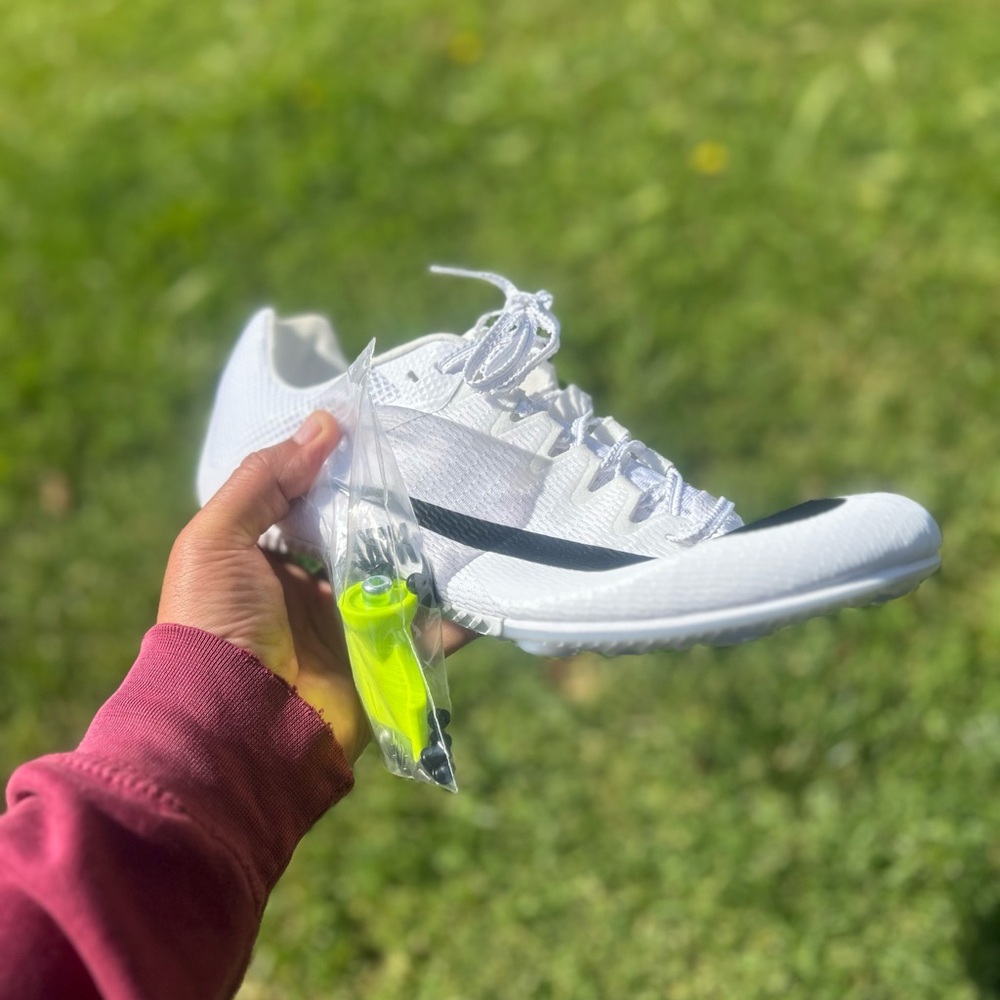 White and Black Athletic Shoes